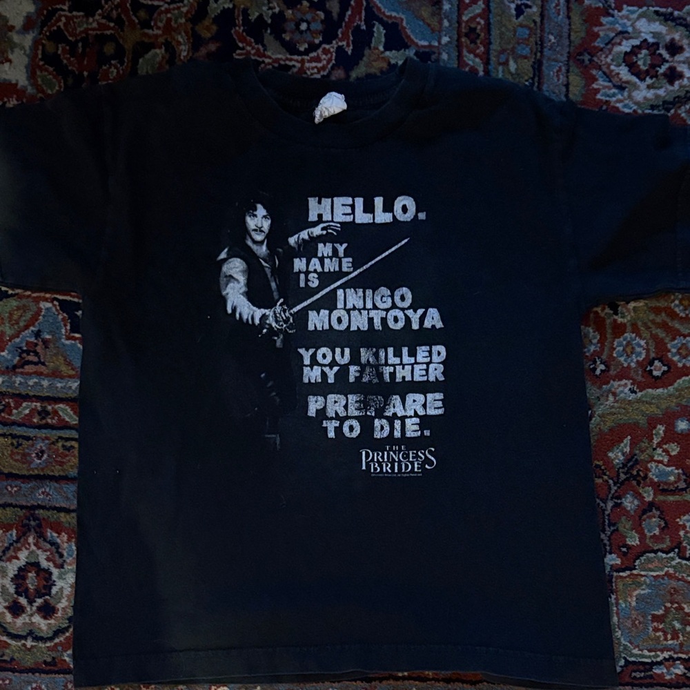 princess bride all style graphic tee